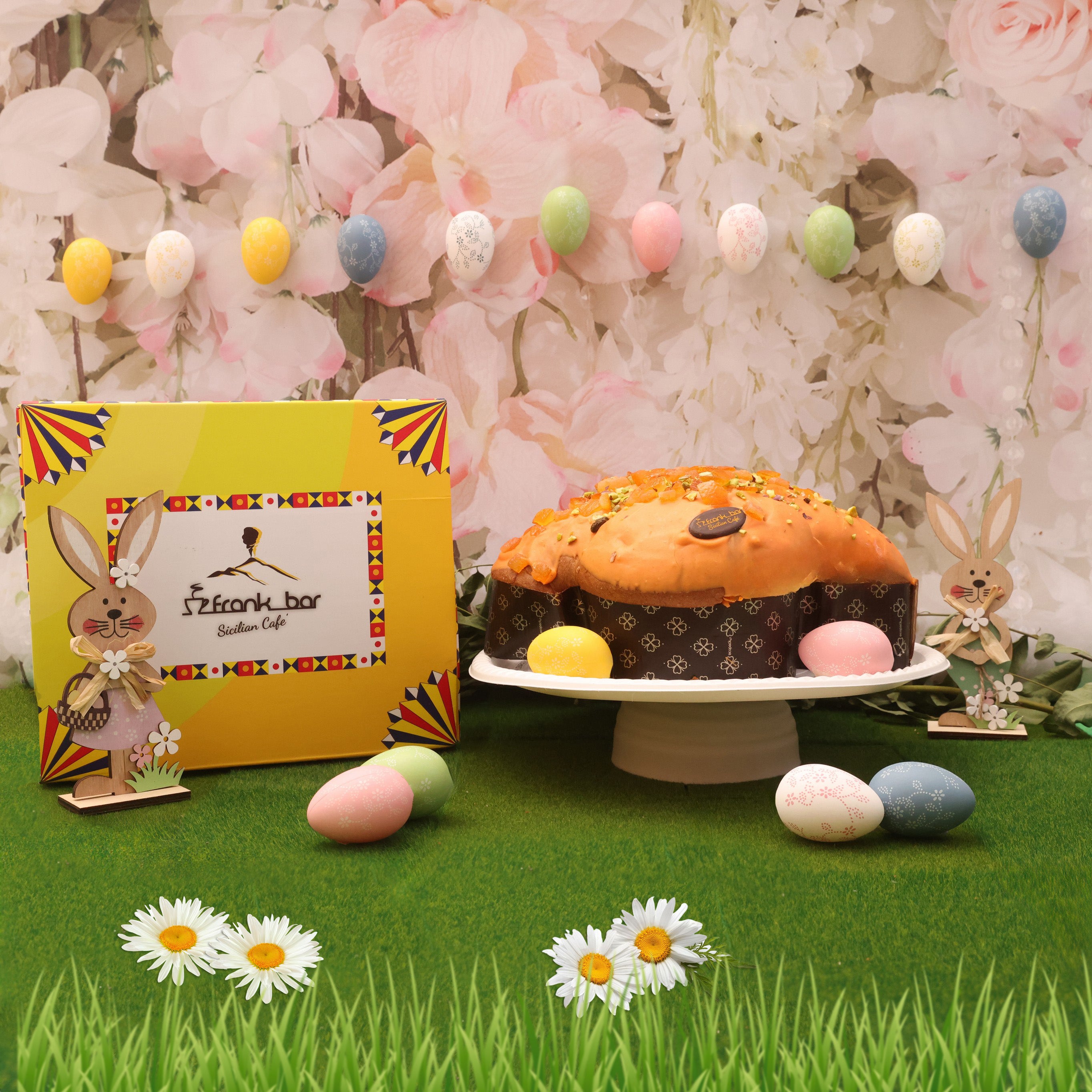 Handwerklich hergestellte Colomba gefüllt mit Orangencreme (1,3 kg)