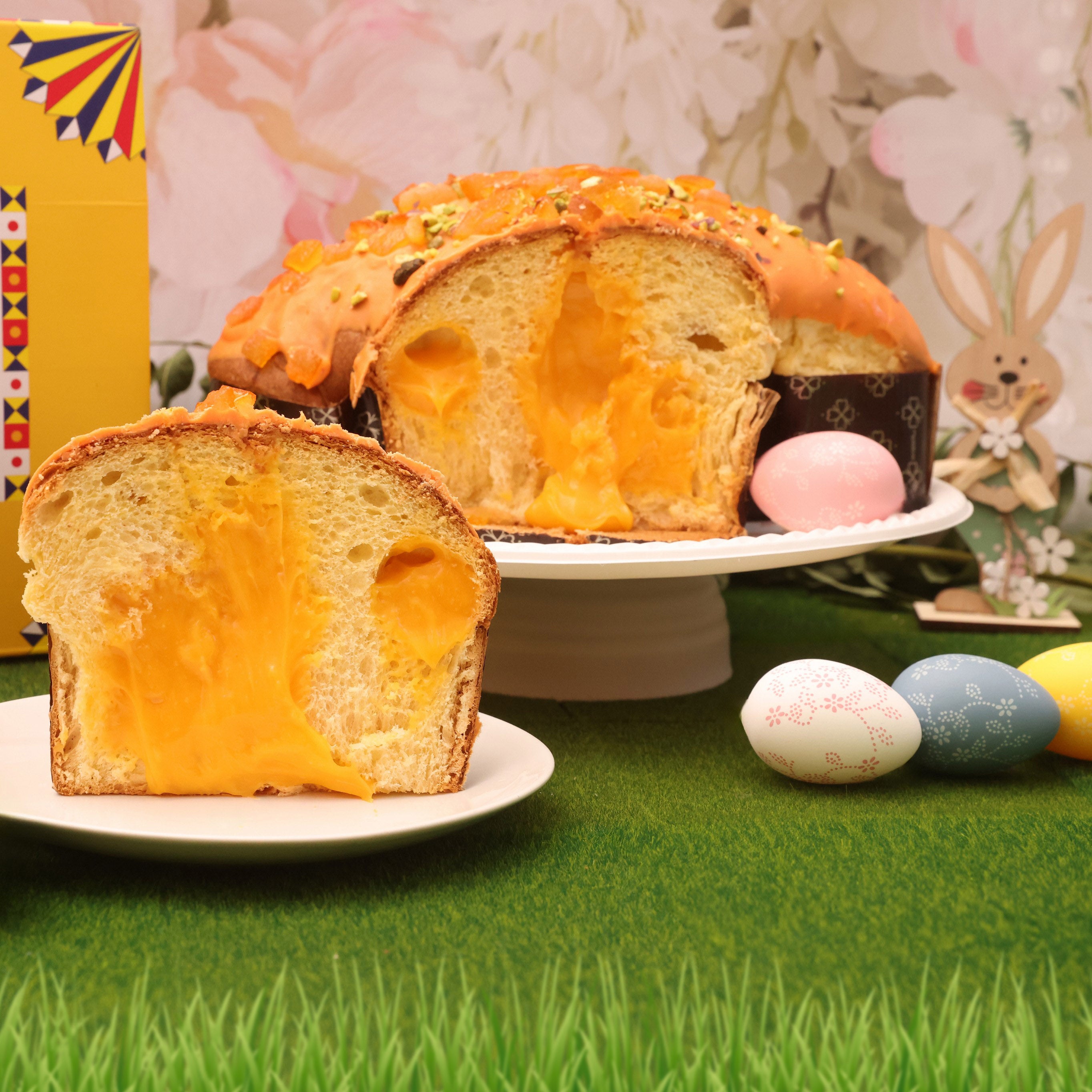 Handwerklich hergestellte Colomba gefüllt mit Orangencreme (1,3 kg)