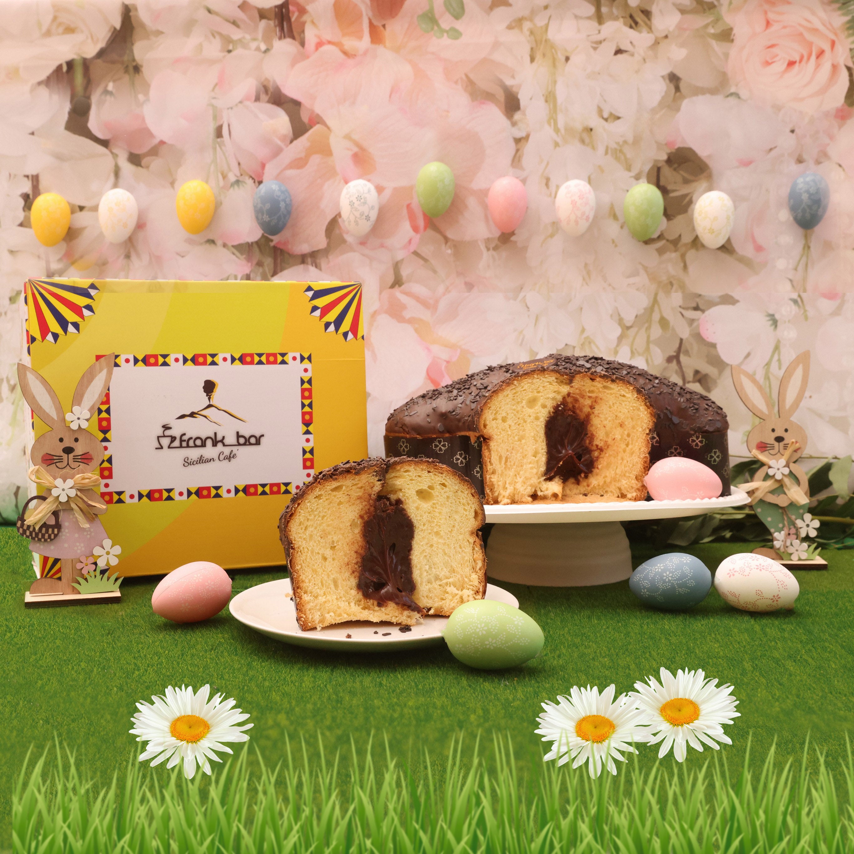 Artisan Colomba Filled with Chocolate Cream (1.3kg)