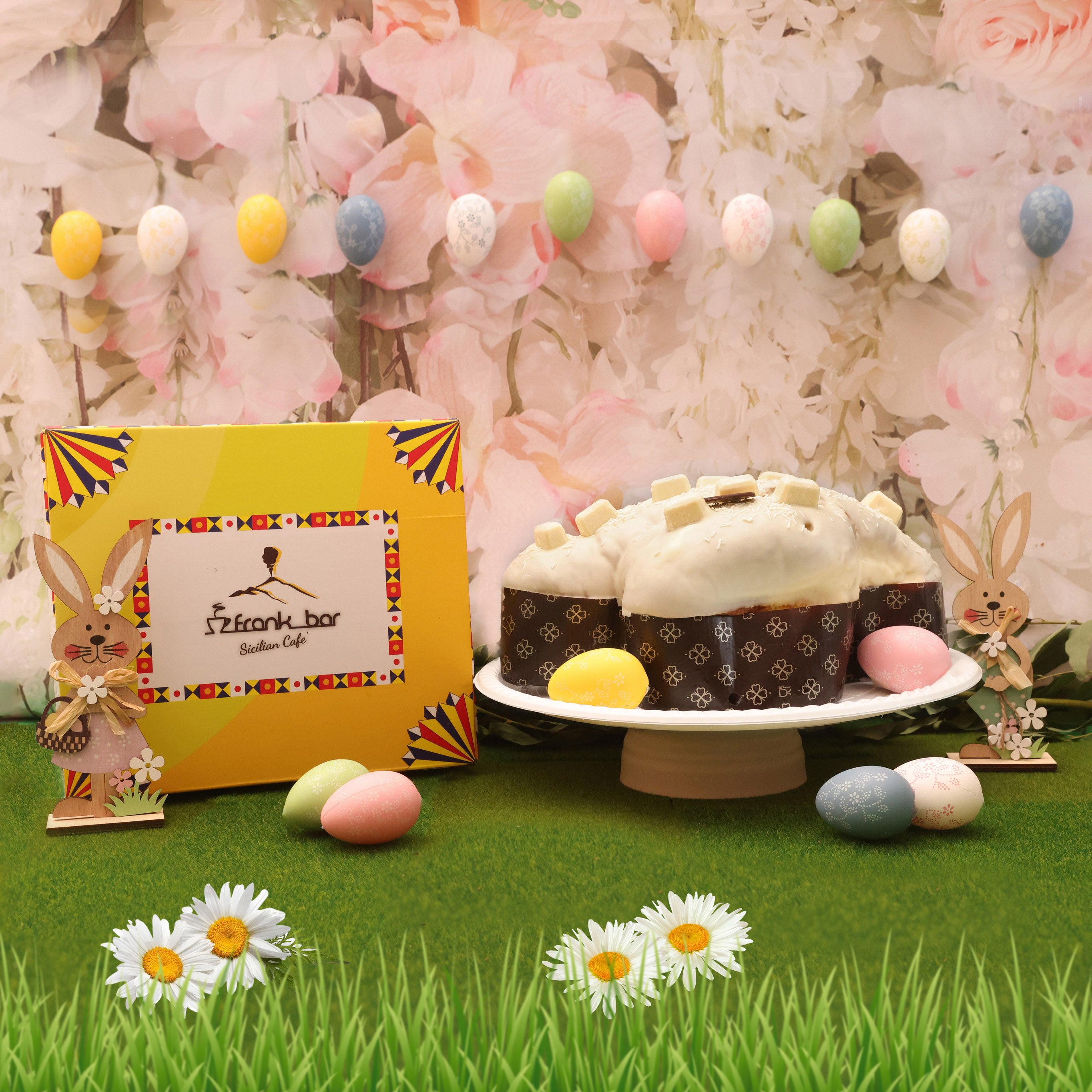 Handgefertigte gefüllte ChocoGalak Colomba (1,3 kg)