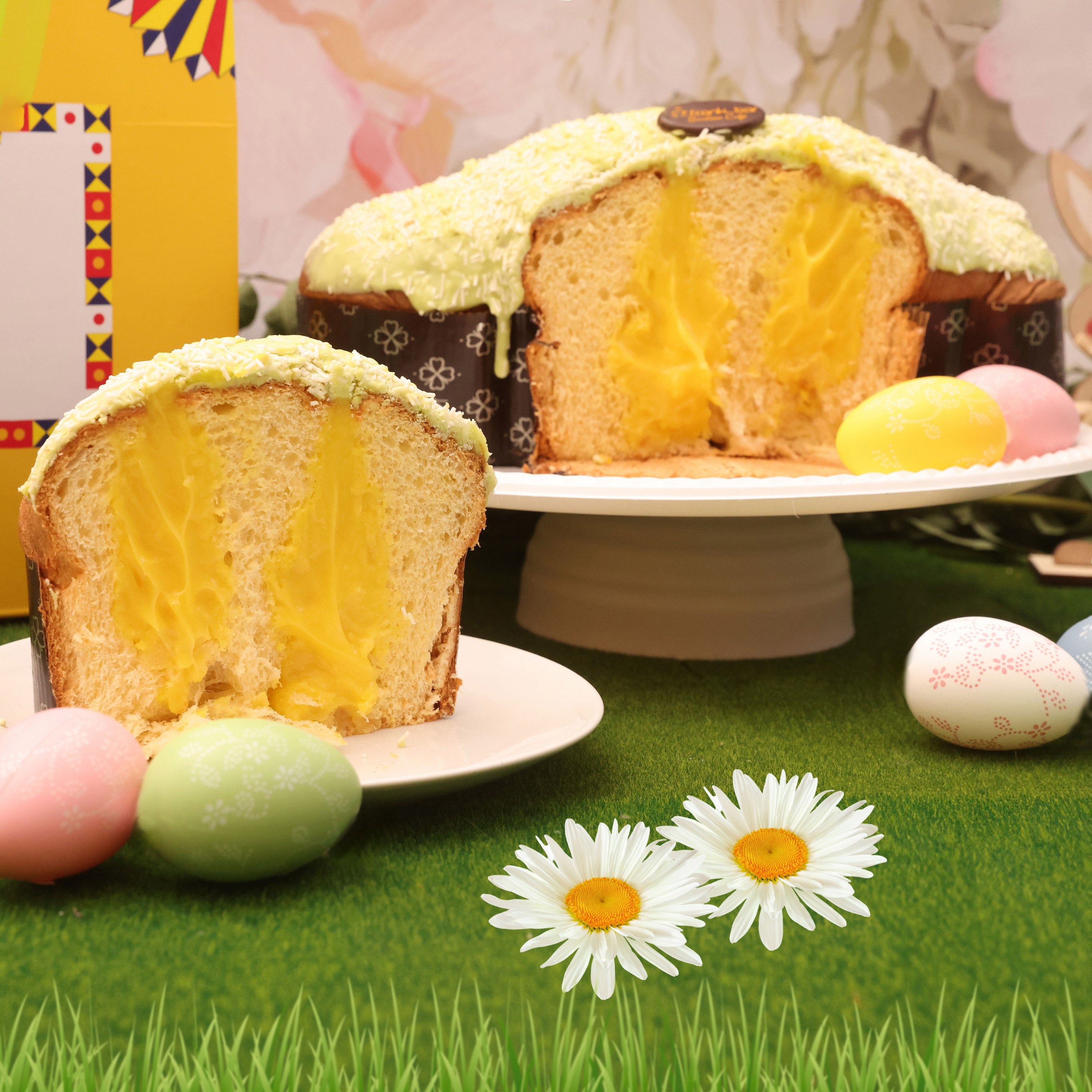 Artisan Colomba Filled with Sicilian Lemon Cream (1.3kg)