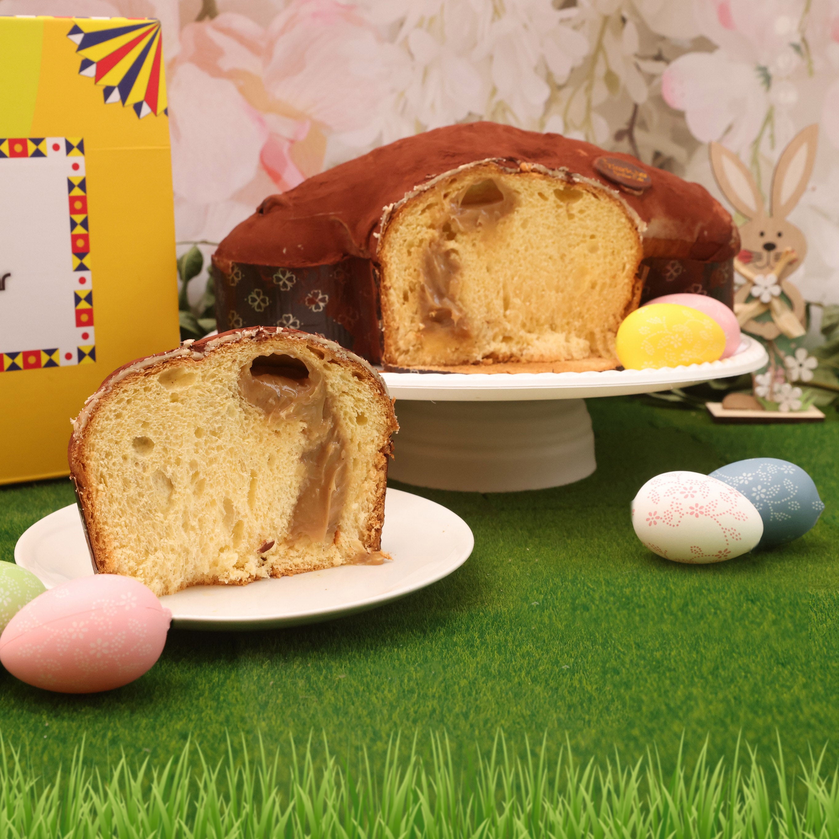 Handwerklich hergestellte Colomba gefüllt mit Tiramisu (1,3 kg)