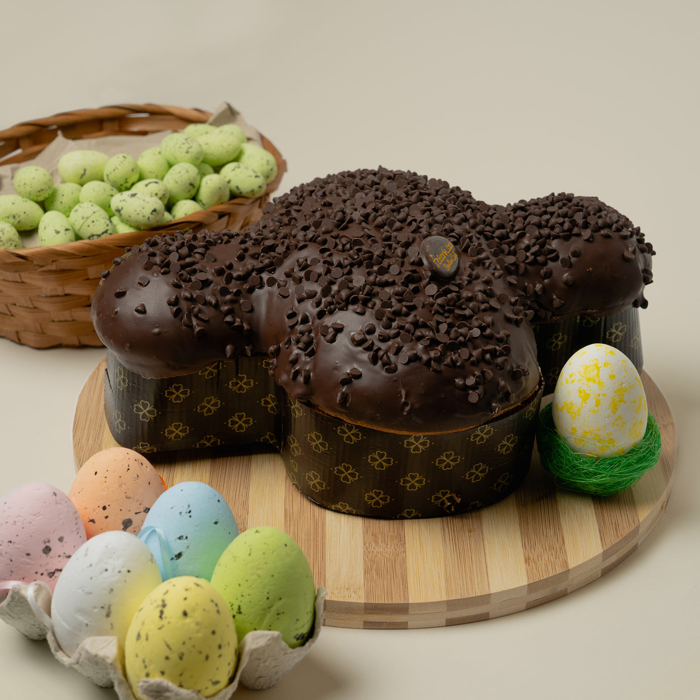 Handwerklich hergestellte Colomba gefüllt mit Schokoladenstückchen (1 kg)