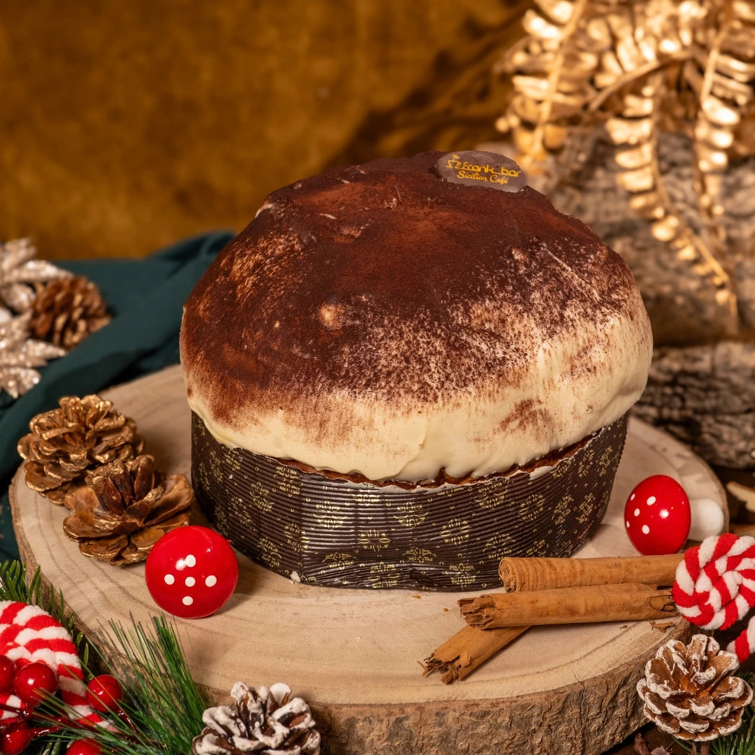 Panettone Artigianale Farcito al Tiramisù (1.4kg)