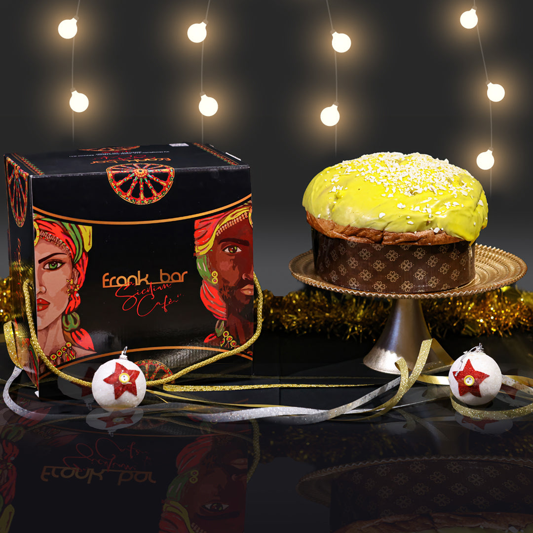 Panettone Artigianale Farcito con Crema al Limone di Sicilia (1.4kg)